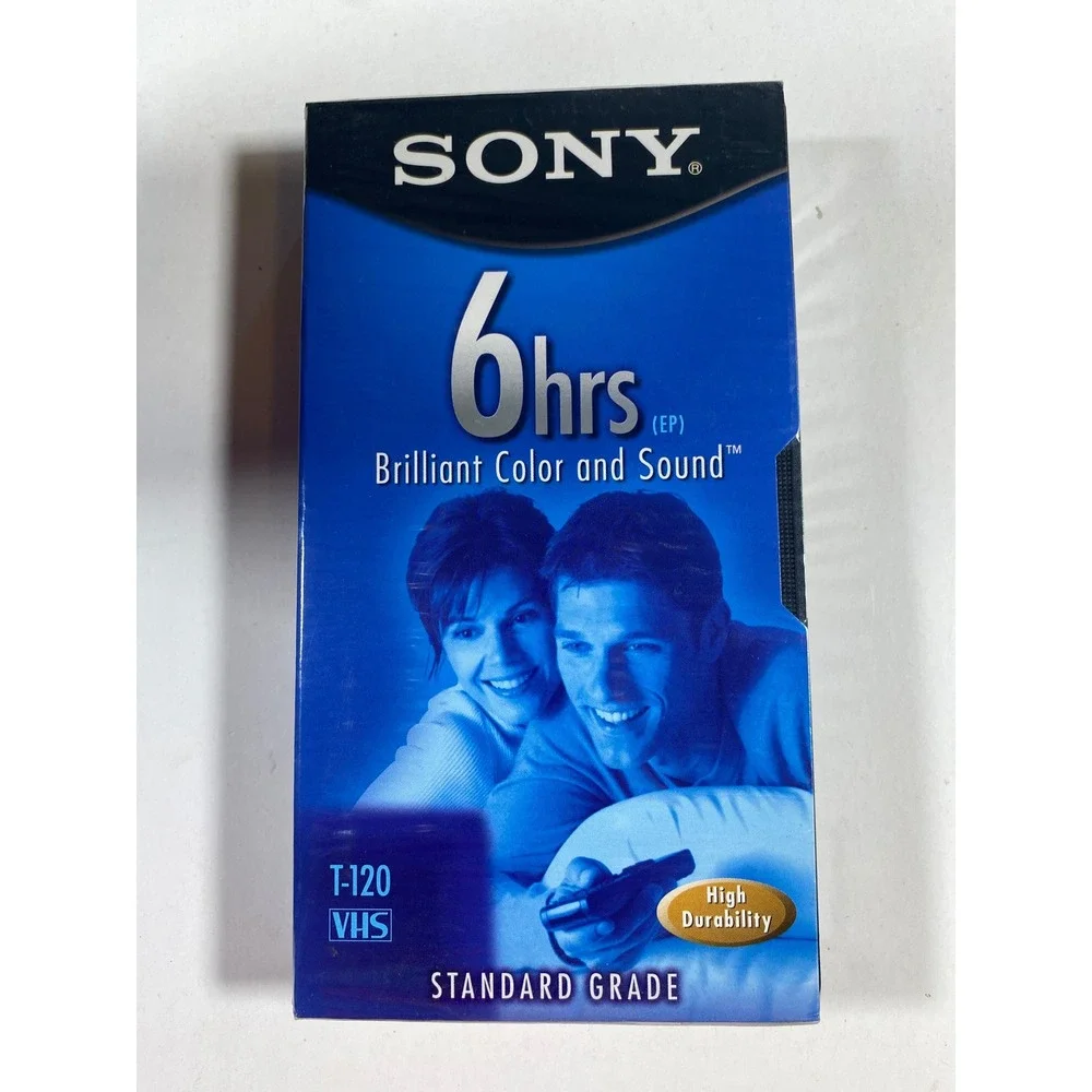 Sony T-120VL/WA VHS 6 Hour Standard Grade New‎ Sealed Lot of 3